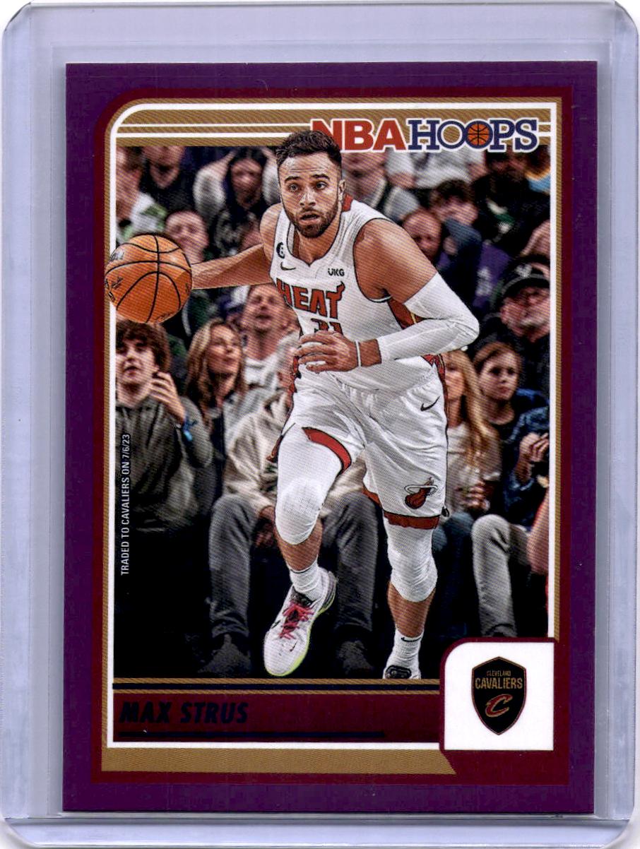 2023-24 Hoops #80 Max Strus Purple