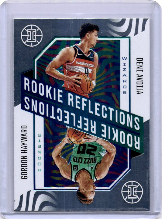 2020-21 Panini Illusions #24 Deni Avdija / Gordon Hayward Rookie Reflections