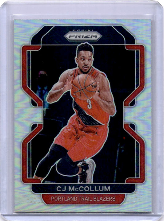 2021-22 Panini Prizm #22 CJ McCollum Silver