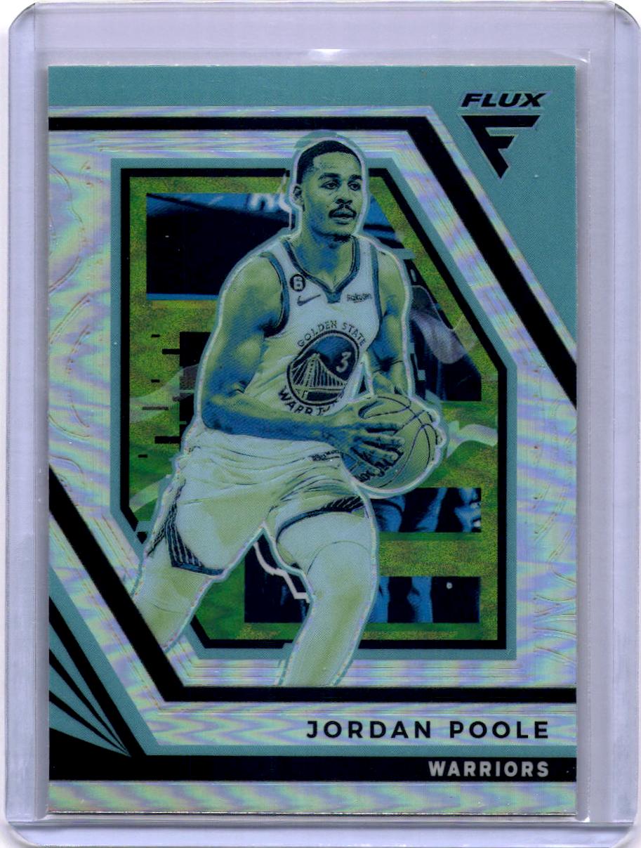 2022-23 Panini Flux #171 Jordan Poole Silver