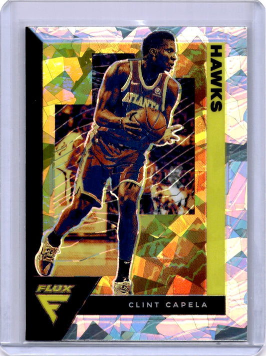 2020-21 Panini Flux #4 Clint Capela Fanatics Cracked Ice