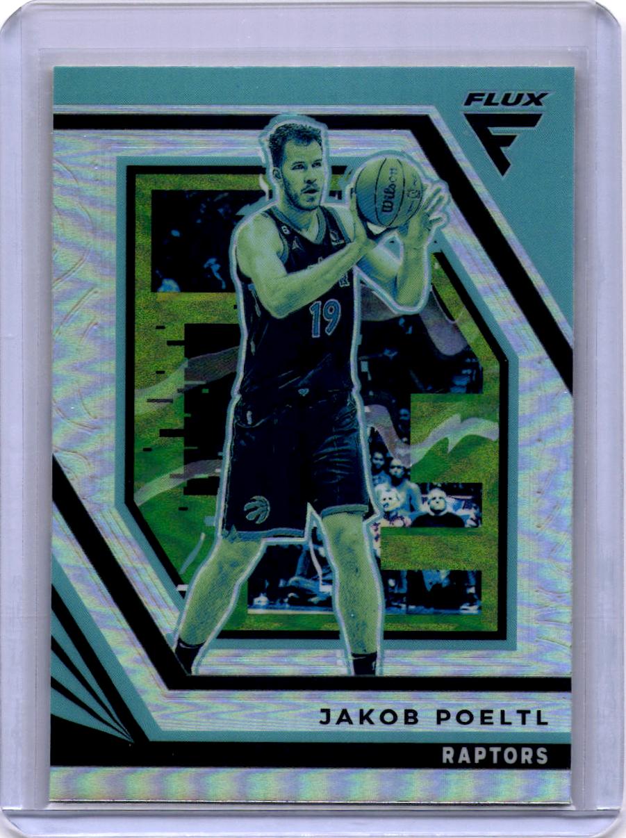 2022-23 Panini Flux #61 Jakob Poeltl Silver