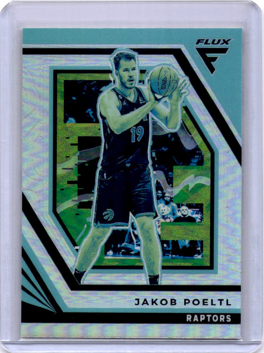 2022-23 Panini Flux #61 Jakob Poeltl Silver