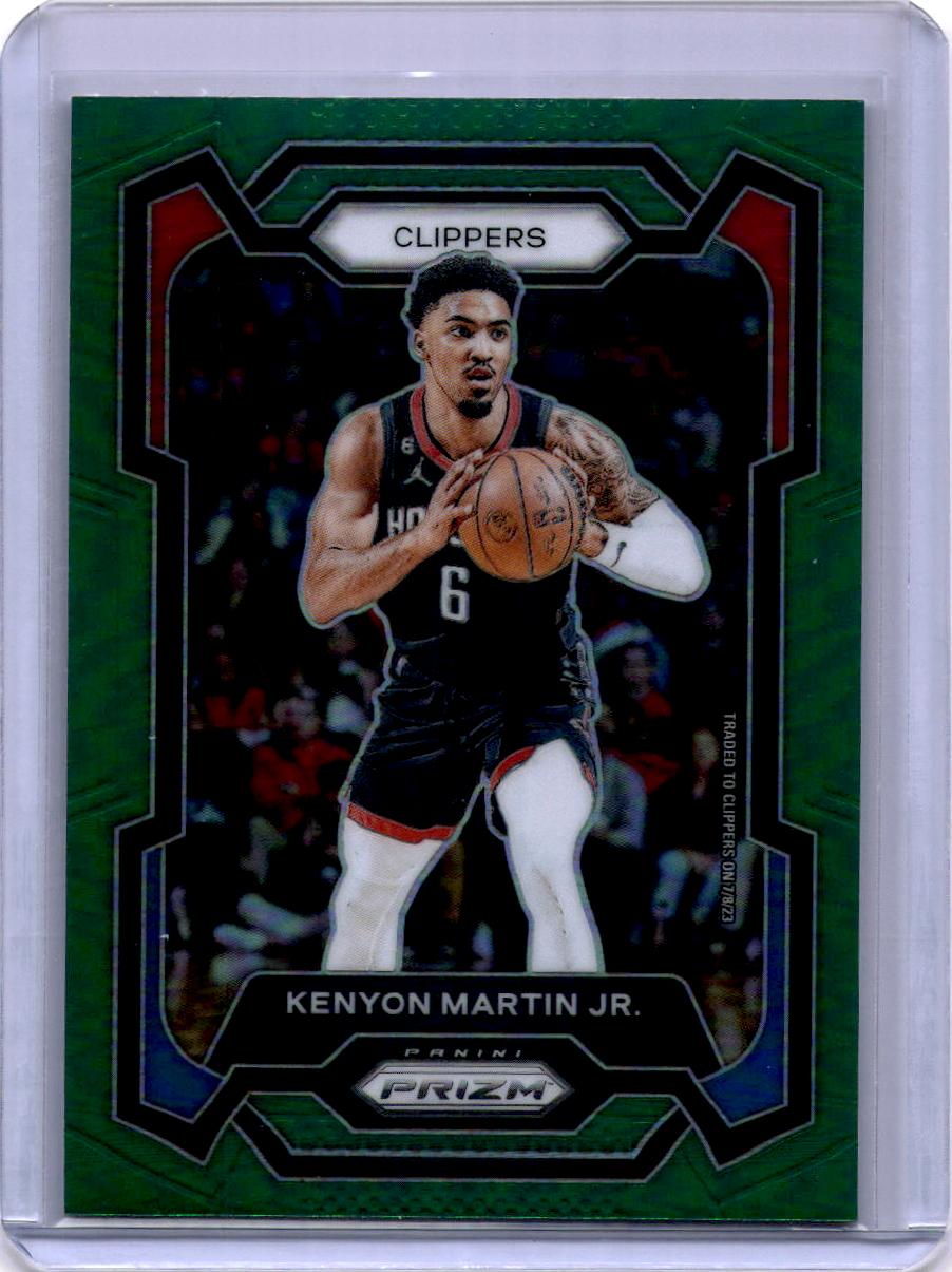 2023-24 Panini Prizm #241 Kenyon Martin Jr. Prizms Green