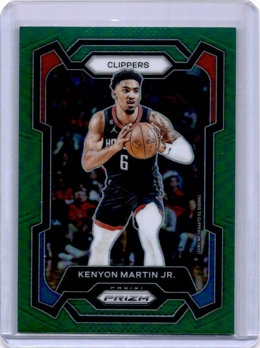 2023-24 Panini Prizm #241 Kenyon Martin Jr. Prizms Green
