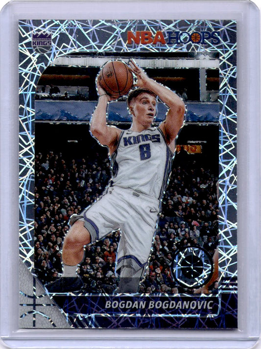 2019-20 Hoops Premium Stock #168 Bogdan Bogdanovic Prizms Silver Laser