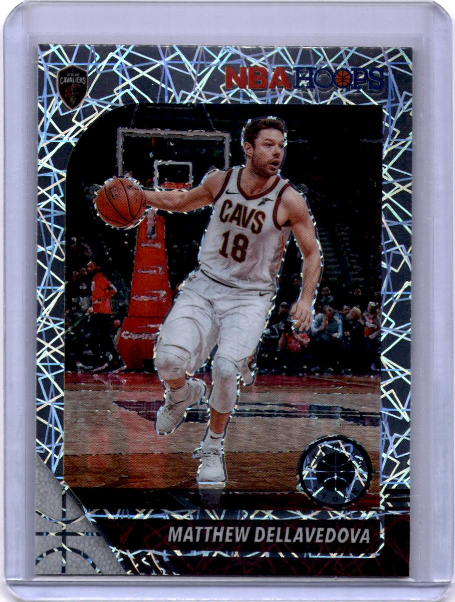 2019-20 Hoops Premium Stock #34 Matthew Dellavedova Prizms Silver Laser