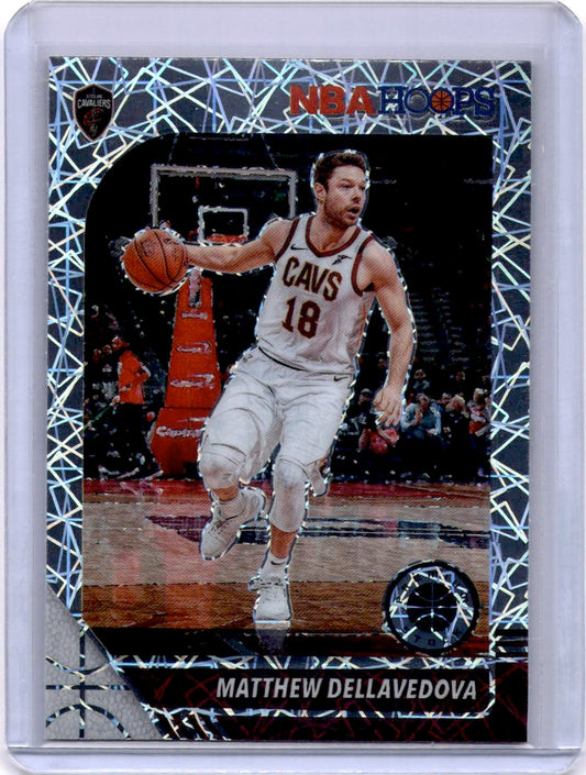 2019-20 Hoops Premium Stock #34 Matthew Dellavedova Prizms Silver Laser