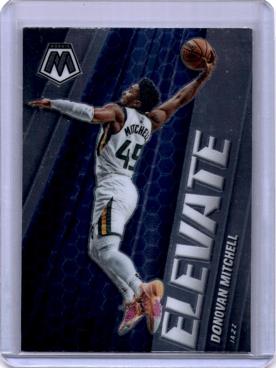 2020-21 Panini Mosaic #24 Donovan Mitchell Elevate