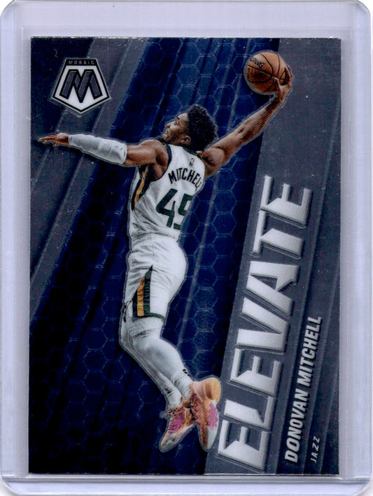 2020-21 Panini Mosaic #24 Donovan Mitchell Elevate