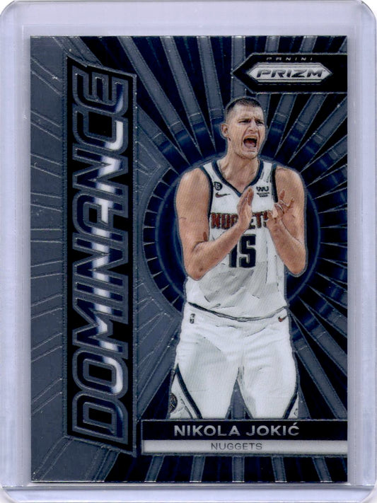 2023-24 Panini Prizm #10 Nikola Jokic Dominance