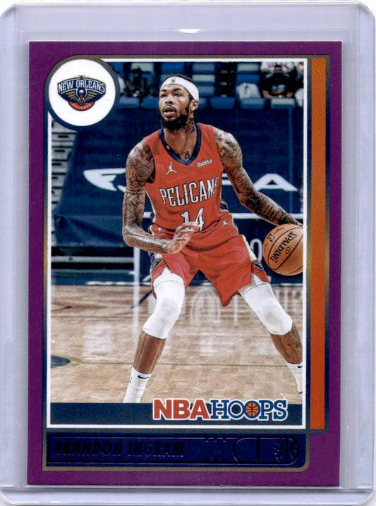 2021-22 Hoops #74 Brandon Ingram Purple