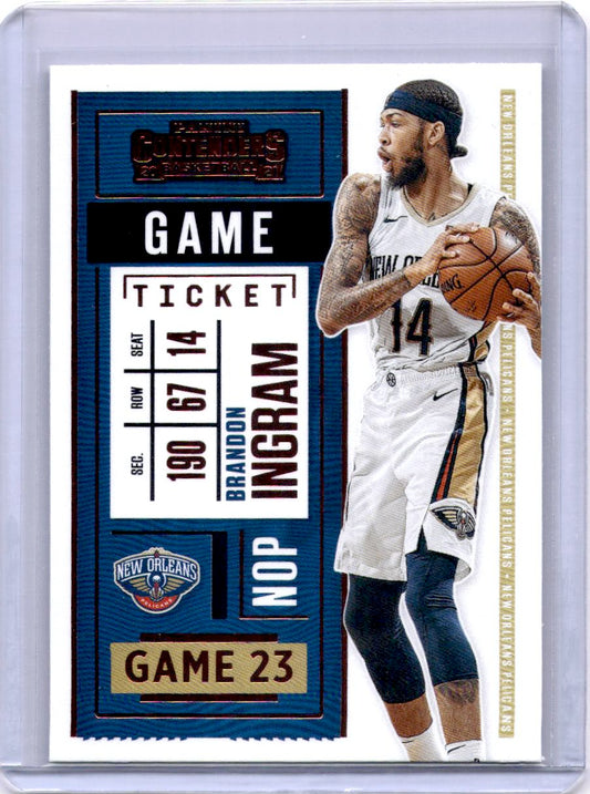 2020-21 Panini Contenders #21 Brandon Ingram