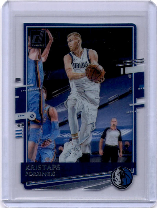 2020-21 Clearly Donruss #9 Kristaps Porzingis