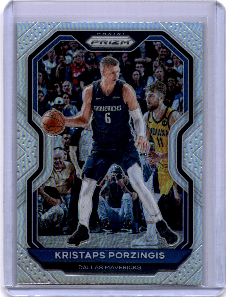 2020-21 Panini Prizm #18 Kristaps Porzingis Silver Prizms