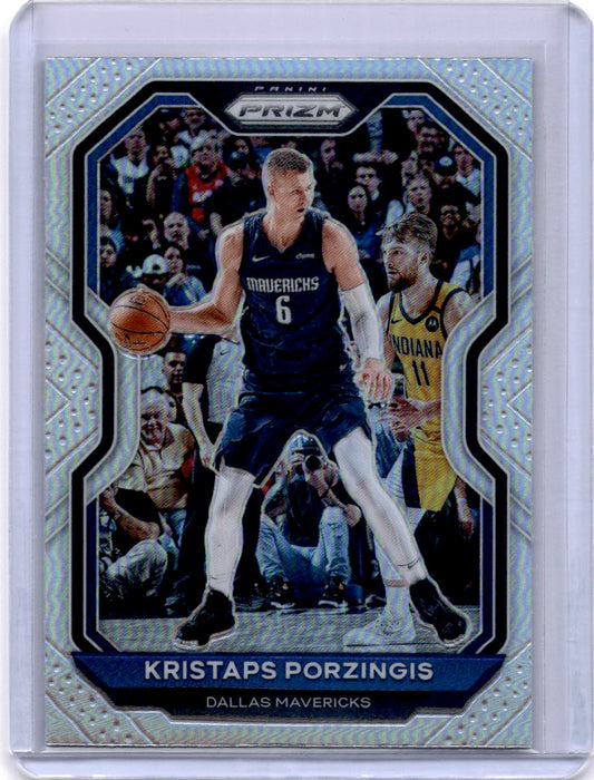 2020-21 Panini Prizm #18 Kristaps Porzingis Silver Prizms
