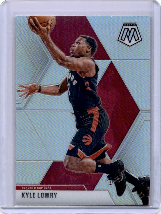 2019-20 Panini Mosaic #29 Kyle Lowry Silver Prizm