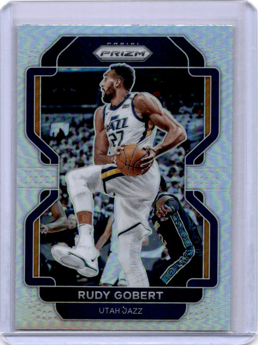 2021-22 Panini Prizm #239 Rudy Gobert Silver