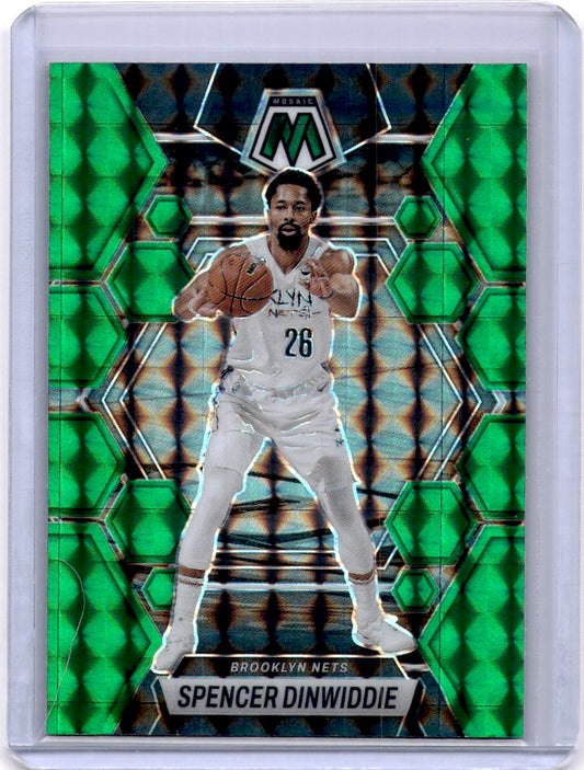 2022-23 Panini Mosaic #16 Spencer Dinwiddie Green