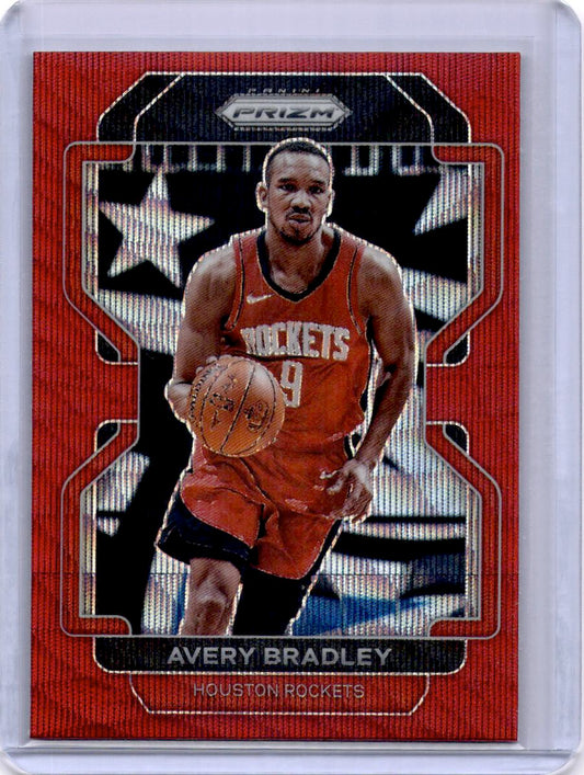 2021-22 Panini Prizm #109 Avery Bradley Ruby Wave