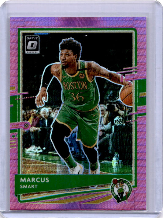 2020-21 Donruss Optic #41 Marcus Smart Hyper Pink