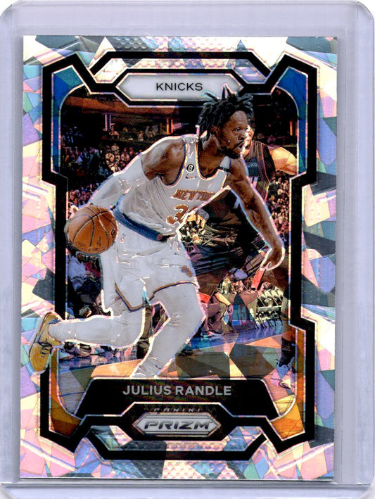 2023-24 Panini Prizm #18 Julius Randle Prizms Ice