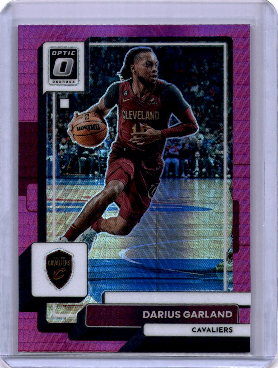 2022-23 Donruss Optic #98 Darius Garland Hyper Pink