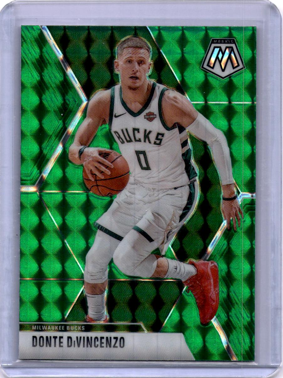 2019-20 Panini Mosaic #135 Donte DiVincenzo Green Prizm