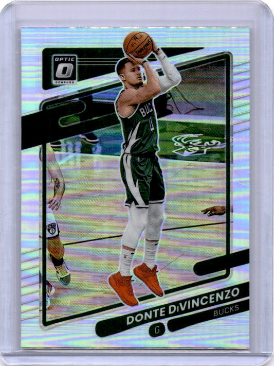 2021-22 Donruss Optic #90 Donte DiVincenzo Choice Prizm