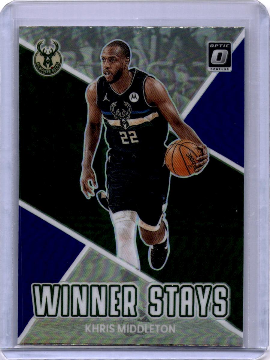 2022-23 Donruss Optic #10 Khris Middleton Winner Stays Purple
