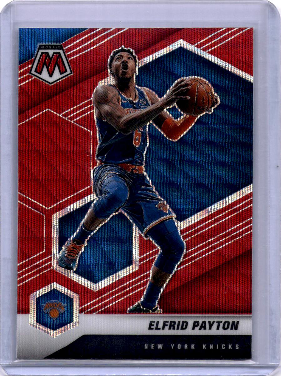2020-21 Panini Mosaic #84 Elfrid Payton Mosaic Red Wave