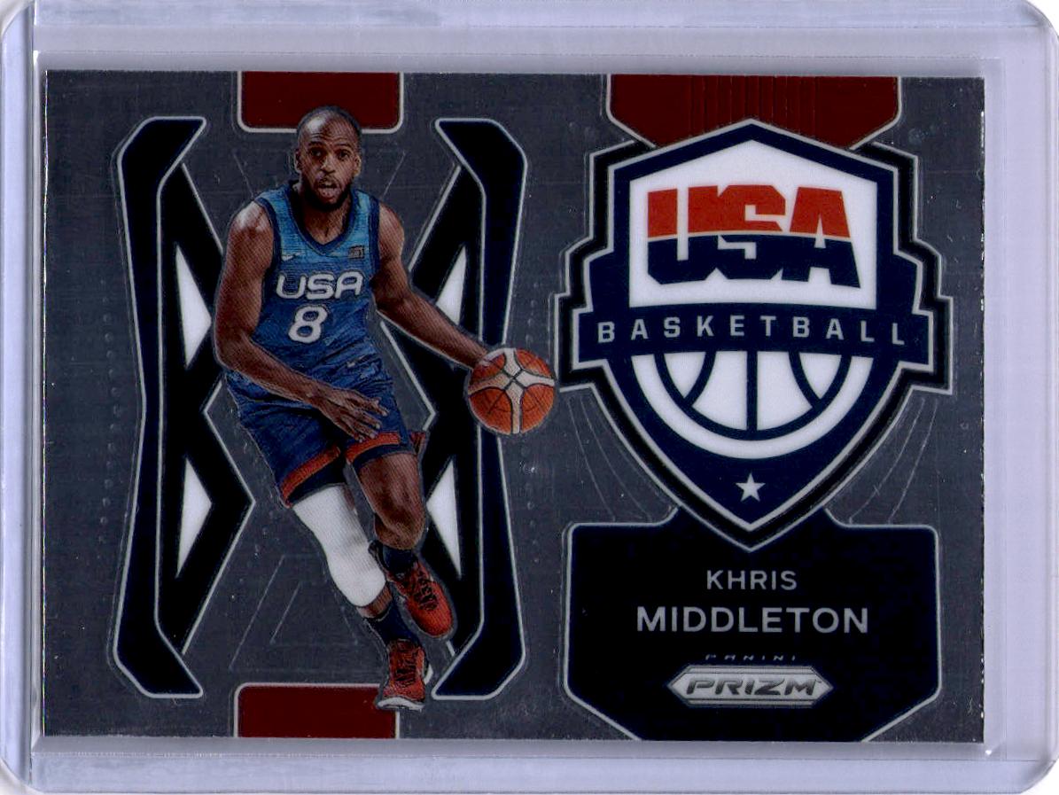 2021-22 Panini Prizm #5 Khris Middleton USA Basketball