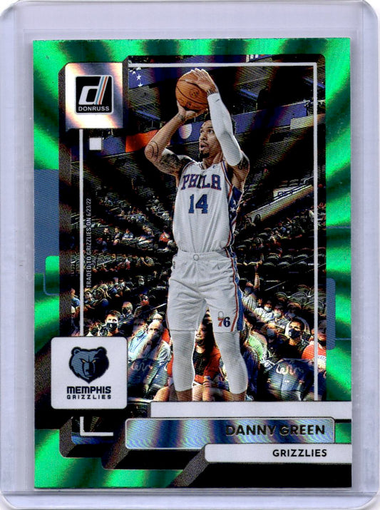 2022-23 Donruss #159 Danny Green Holo Laser Green