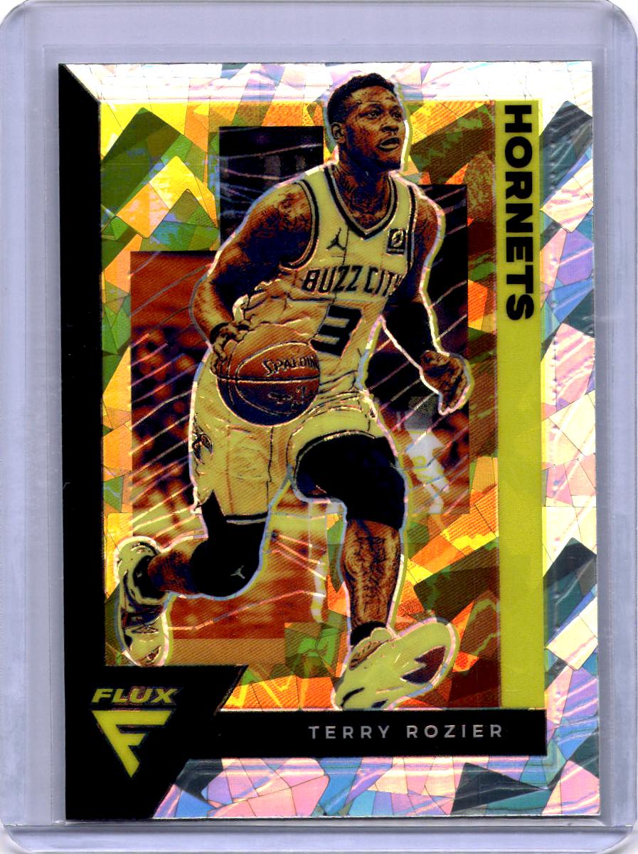 2020-21 Panini Flux #21 Terry Rozier Fanatics Green Cracked Ice