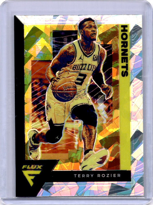 2020-21 Panini Flux #21 Terry Rozier Fanatics Green Cracked Ice