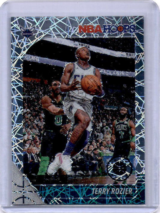 2019-20 Hoops Premium Stock #10 Terry Rozier Prizms Silver Laser