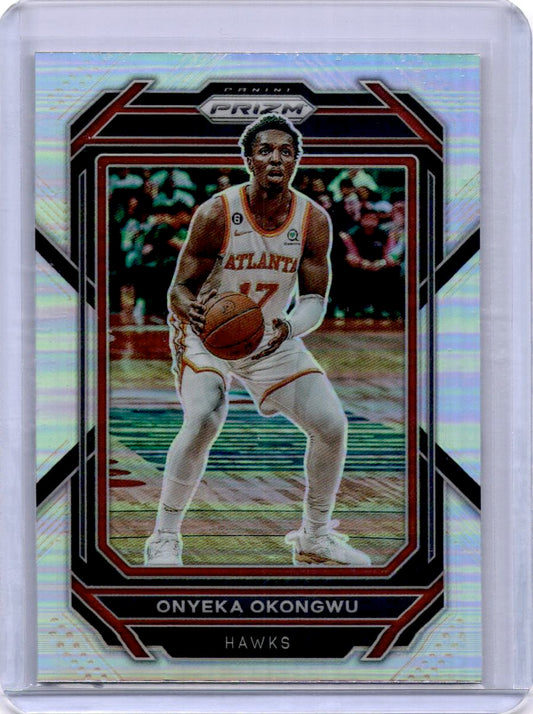 2022-23 Panini Prizm #163 Onyeka Okongwu Prizms Silver