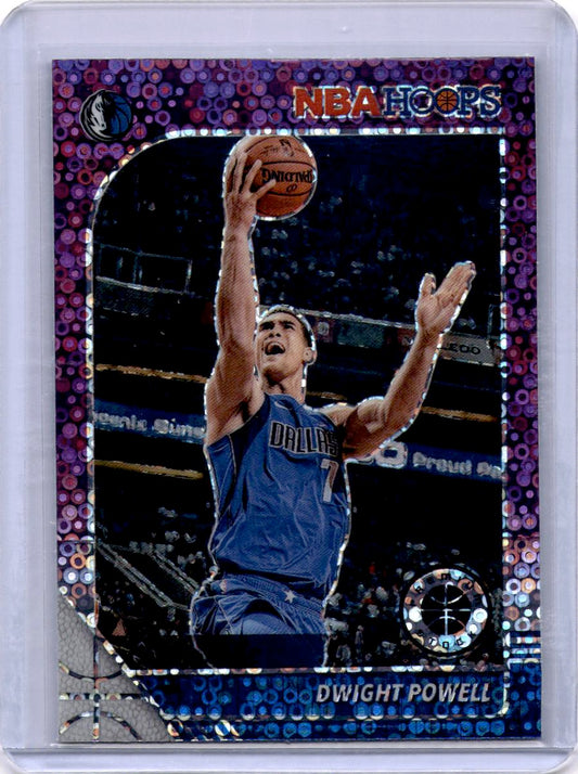 2019-20 Hoops Premium Stock #45 Dwight Powell Prizms Purple Disco
