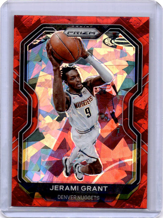 2020-21 Panini Prizm #143 Jerami Grant Red Ice Prizms