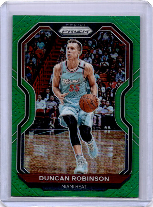 2020-21 Panini Prizm #181 Duncan Robinson Green Prizms