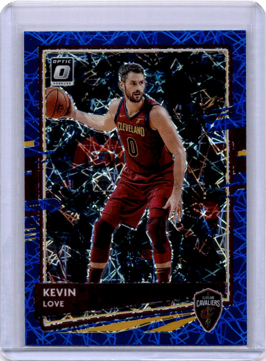 2020-21 Donruss Optic #76 Kevin Love Blue Velocity