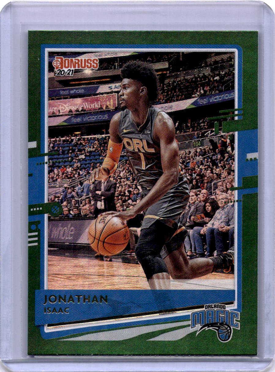 2020-21 Donruss #135 Jonathan Isaac Green Flood