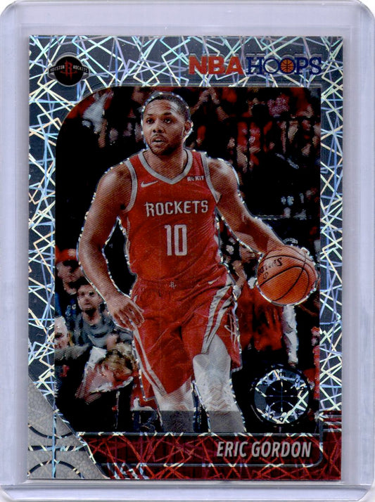 2019-20 Hoops Premium Stock #68 Eric Gordon Prizms Silver Laser