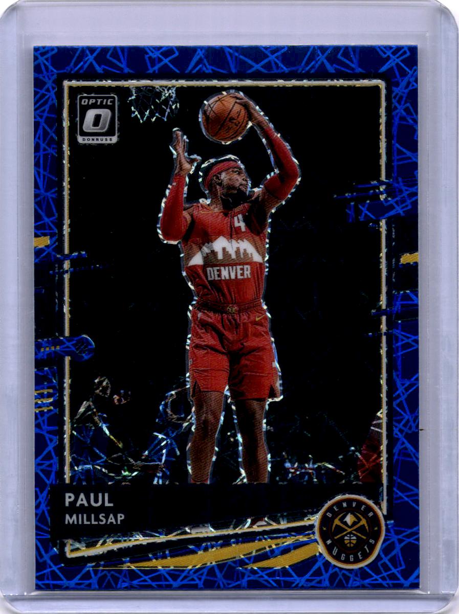 2020-21 Donruss Optic #109 Paul Millsap Blue Velocity
