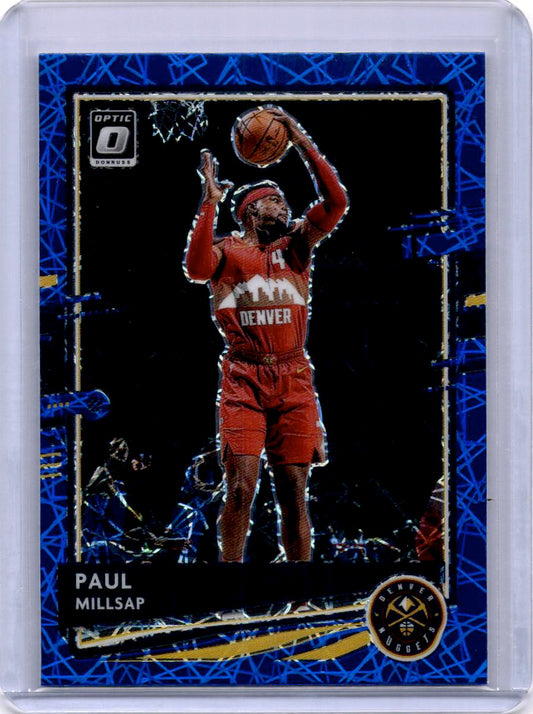 2020-21 Donruss Optic #109 Paul Millsap Blue Velocity