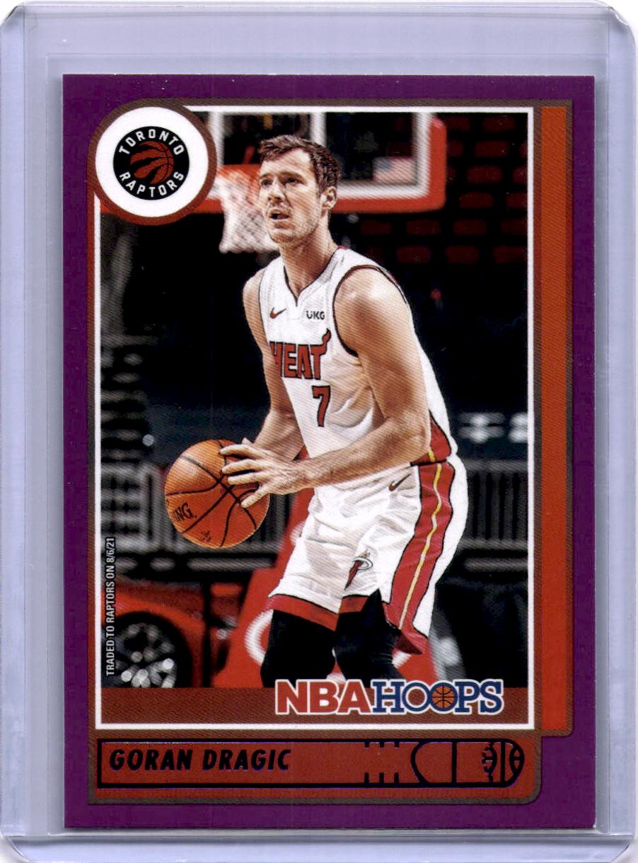 2021-22 Hoops #50 Goran Dragic Purple