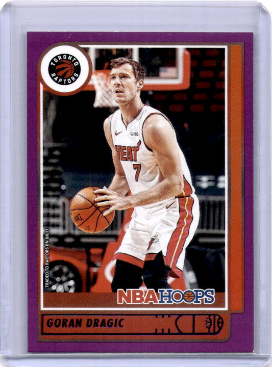 2021-22 Hoops #50 Goran Dragic Purple