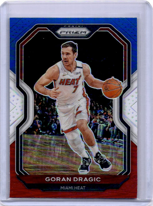 2020-21 Panini Prizm #179 Goran Dragic Red, White and Blue Prizms
