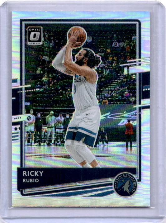 2020-21 Donruss Optic #138 Ricky Rubio Holo