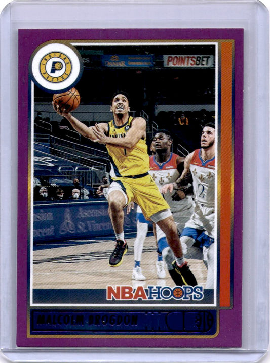 2021-22 Hoops #153 Malcolm Brogdon Purple